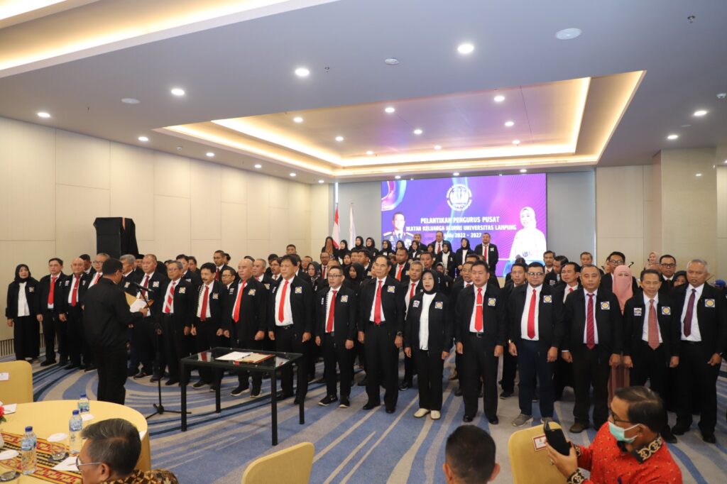 Pelantikan Pengurus IKA Unila Periode 2022-2027