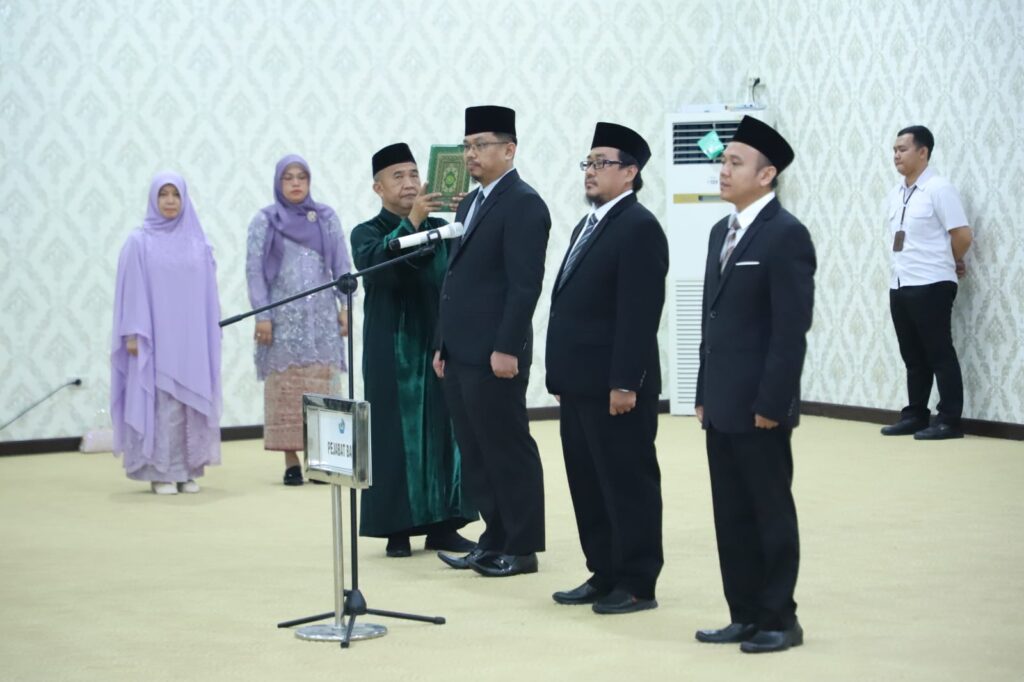 Pelantikan Pejabat Baru FMIPA Unila Harapan Untuk Kinerja Lebih Baik