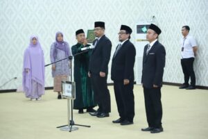 Pelantikan Pejabat Baru FMIPA Unila Harapan Untuk Kinerja Lebih Baik