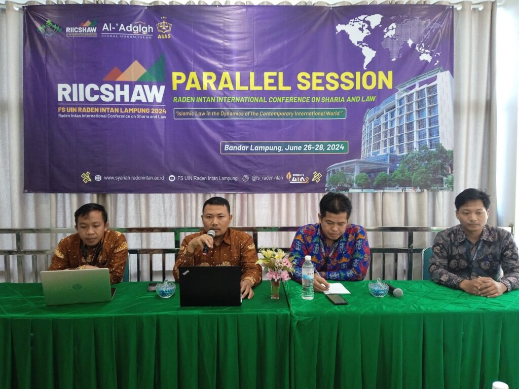 UIN RIL Gelar Konferensi Internasional Bertajuk “The Second Raden Intan International Conference on Sharia and Law (RIICSHAW) 2024”