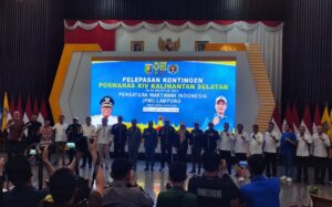 Lepas Kontingen Porwanas, Pj Gubernur Setuju Lampung jadi Tuan Rumah 2026