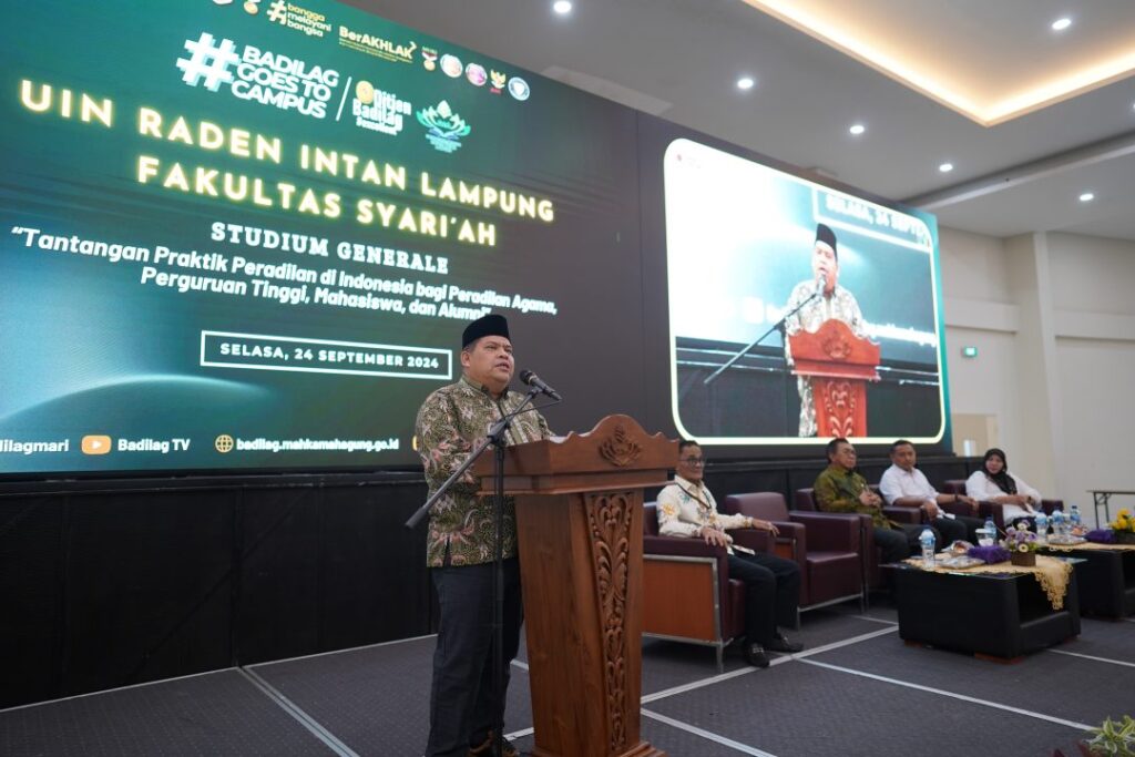Dirjen Badilag Dorong Mahasiswa UIN RIL Siap Hadapi Tantangan Peradilan Agama