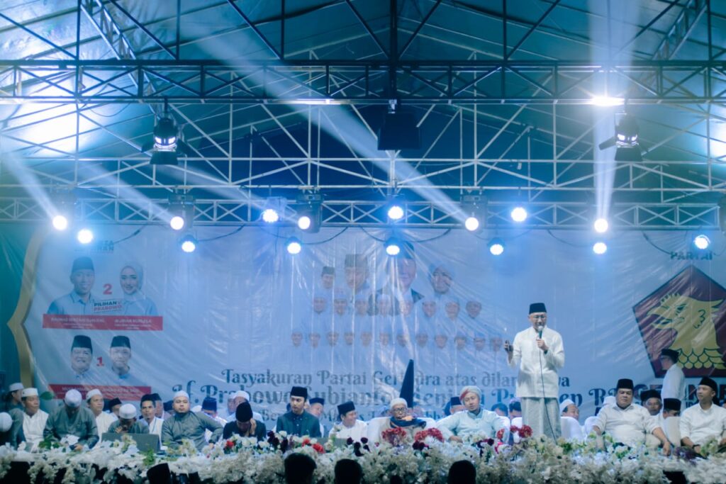 Gerindra Lampung Gelar Tasyakuran Sambut Kepemimpinan Prabowo
