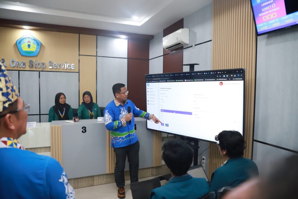Unila Resmikan FMIPA One Stop Service Berbasis Digital untuk Tingkatkan Pelayanan Terpadu