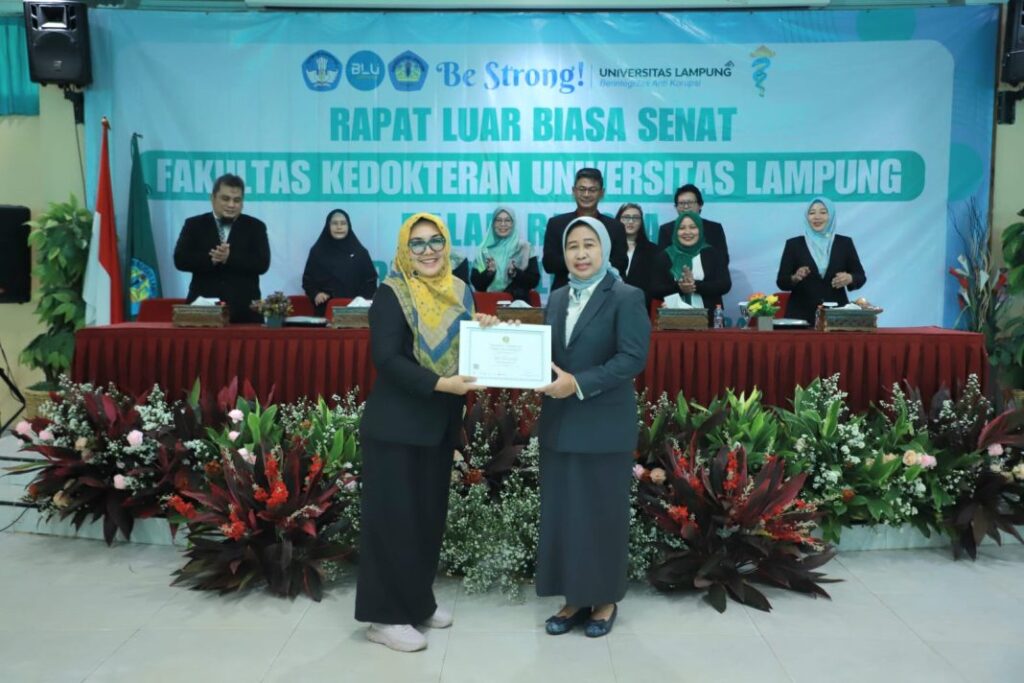 FK Unila Rayakan Dies Natalis ke-22 dengan Rapat Senat Luar Biasa