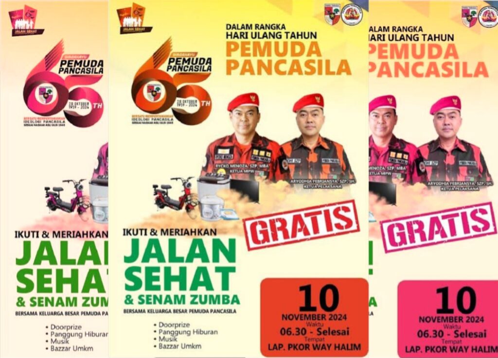 Yuk, Ikut Jalan Sehat Bareng Pemuda Pancasila dan Rebut Hadiahnya!