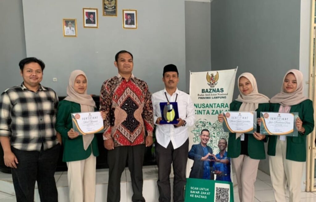 Perpisahan Haru Mahasiswa Magang di BAZNAS Lampung