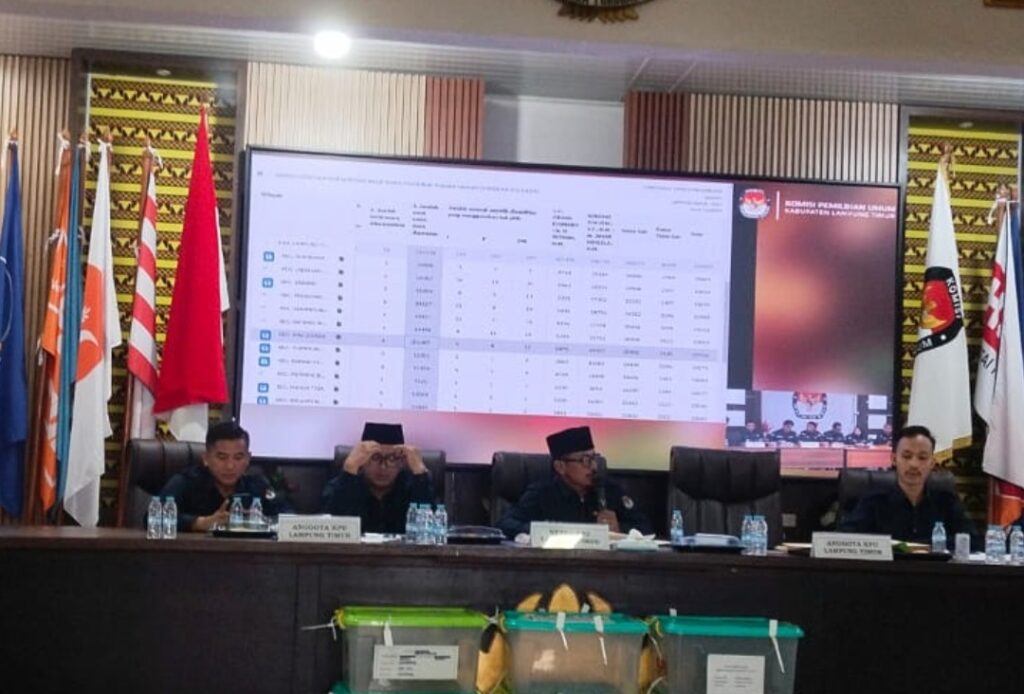 KPU Lamtim Resmi Tetapkan Ela-Azwar Sebagai Pemenang Pilkada