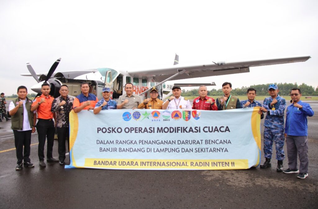 Atasi Banjir Susulan, Pemprov Lampung Lakukan Modifikasi Cuaca