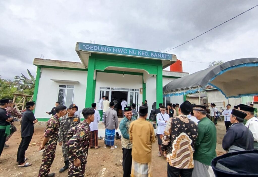 Momentum Harlah ke-102, PCNU Way Kanan Resmikan Gedung Baru MWCNU Banjit