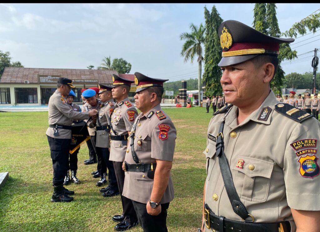 Gelar Sertijab, Ini Pesan Kapolres Way Kanan