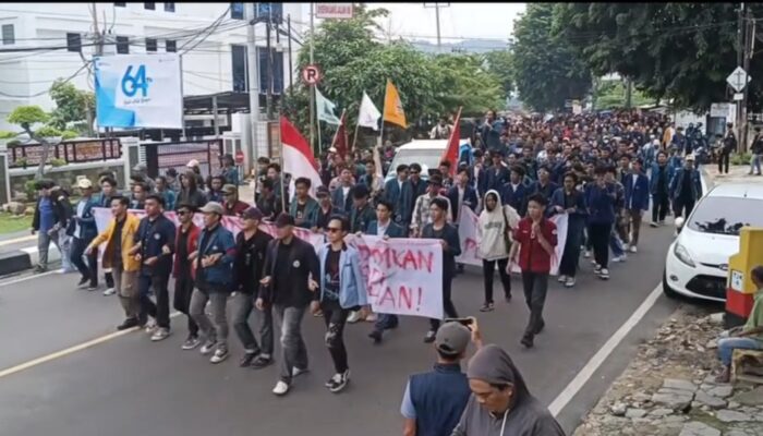 Tak Angkat Isu Penggusuran, Efisiensi Jadi Tuntutan Demo Mahasiswa Lampung