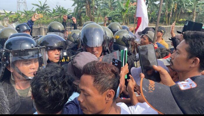 Sempat Ricuh, Eksekusi Lahan Pemprov Lampung Tetap Berjalan