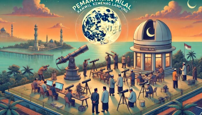 Kanwil Kemenag Lampung Pantau Hilal di Dua Titik, Ini Lokasinya