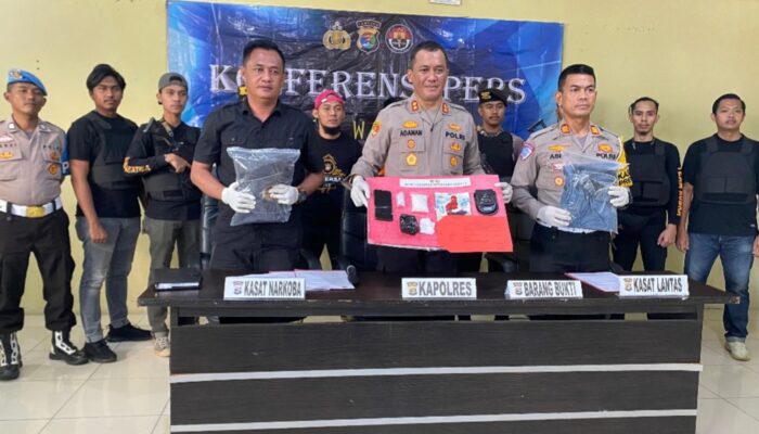 Bandar Narkoba Lintas Provinsi ‘Bertekuk Lutut’ di Tangan Satnarkoba Polres Way Kanan