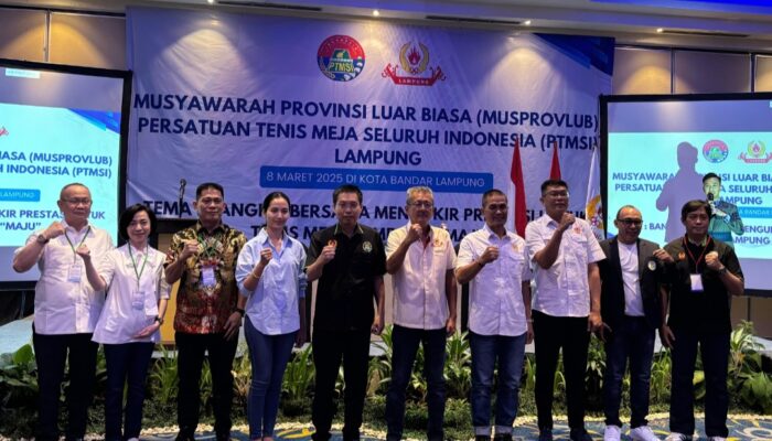 Juwita Hasan Perempuan Pertama Pimpin  Persatuan Tenis Meja Lampung