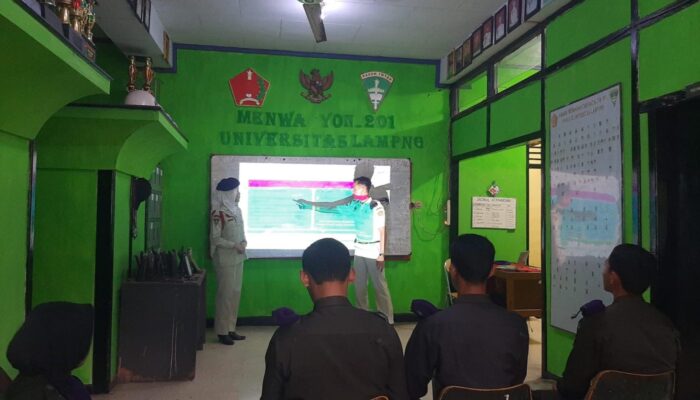 Menwa Unila Gelar Kursus Dinas Staf: Persiapkan Anggota Muda Jadi Pemimpin Profesional