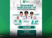 1000 Kader Meriahkan Puncak Harlah ke-75 Fatayat NU di Pesawaran