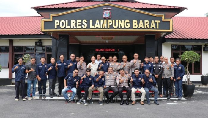 Tingkatkan Kualitas Kehumasan, Polres Lampung Barat Gandeng PWI