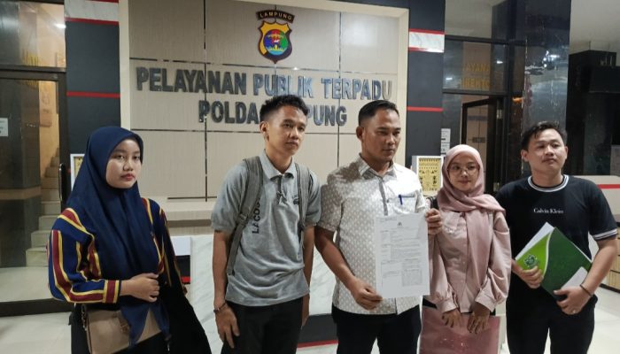 Dampingi Korban, LBH Ansor Lampung Laporkan Karang Indah Mall ke Polda