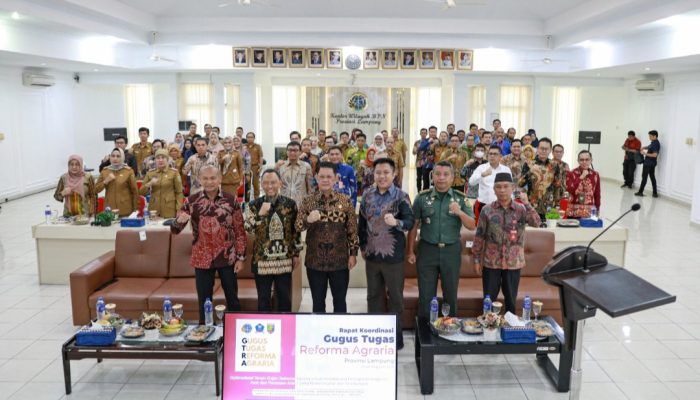 Rakor Reforma Agraria 2025: Lampung Tegaskan Komitmen Wujudkan Keadilan Agraria