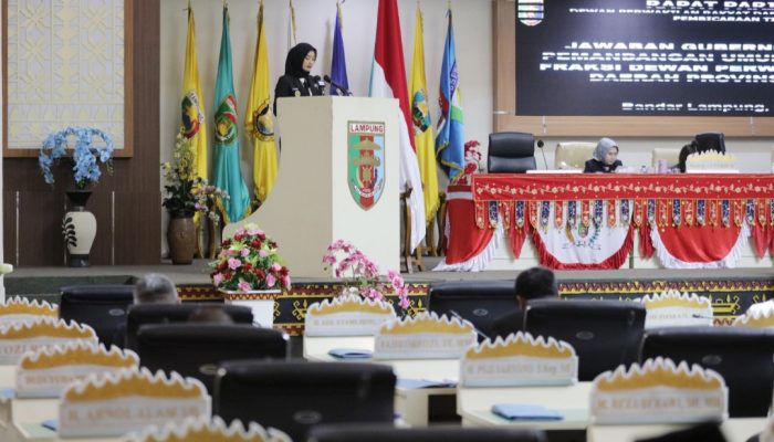 Paripurna DPRD Lampung, Pemprov Akan Ciptakan Daerah Ramah Investasi