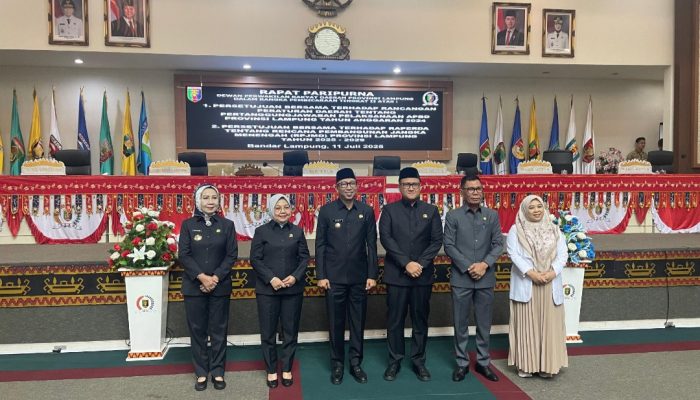 RPJMD Lampung 2025–2029 Disahkan