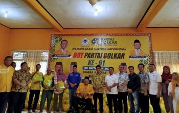 Rayakan HUT ke-61, Golkar Lampura Hadir untuk Rakyat Lewat Bhakti Sosial