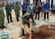 Danrem Gatam Tinjau Groundbreaking Koperasi Merah Putih di Way Kanan