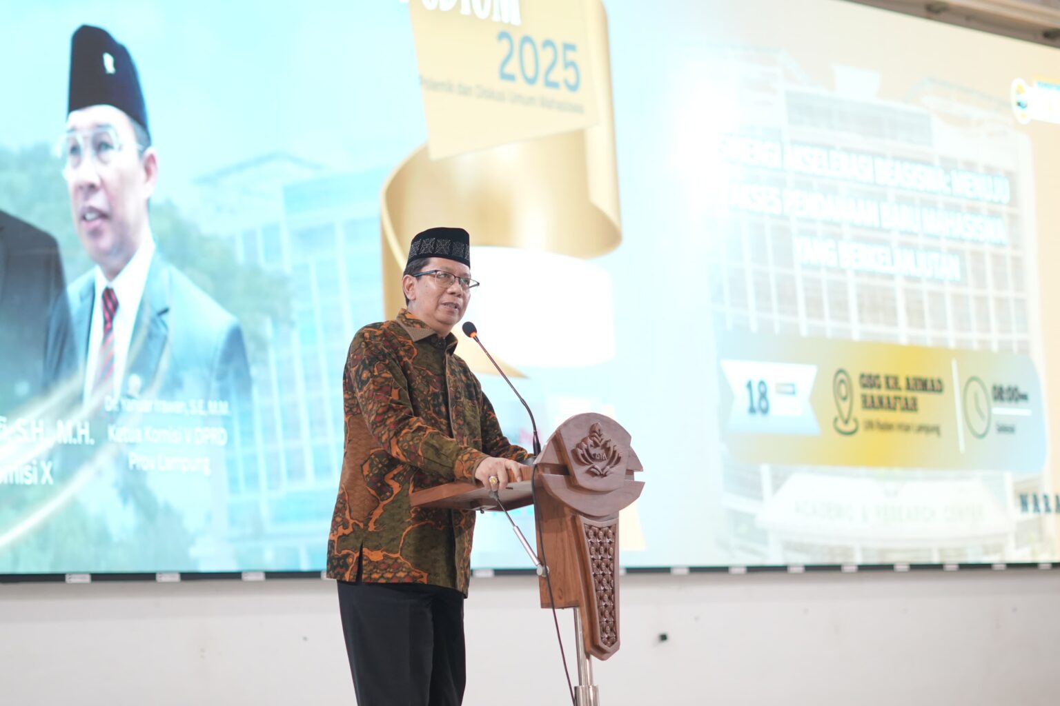 Rektor UIN RIL Soroti Penurunan Kuota KIP Kuliah dan Tekankan Persiapan Diri sebagai Kunci Dapat Beasiswa
