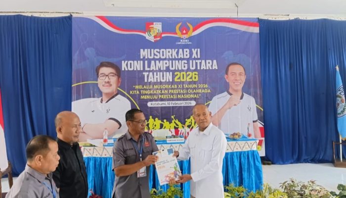 Aklamasi! Ansori Sabak Nahkodai KONI Lampura