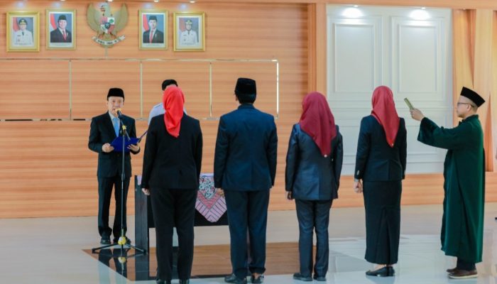 Empat Pejabat Dilantik, Marindo: Siap Kawal Lampung Maju 2045