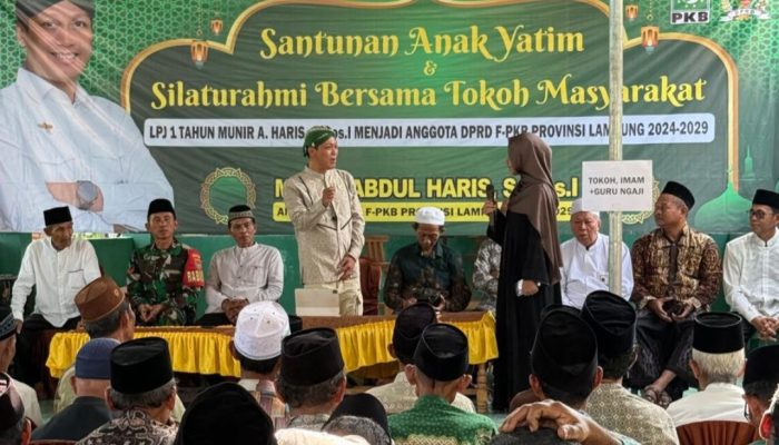 Silaturrahmi Akbar, Rangkul Guru Ngaji dan Tokoh, Munir juga Santuni Ratusan Yatim