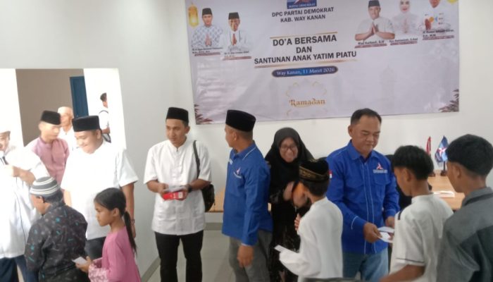 Ramadan Penuh Berkah, Demokrat Way Kanan Santuni 100 Anak Yatim