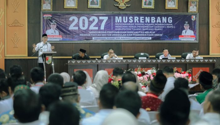 Mirza Gaspol Perkuat UMKM dan Desa di Musrenbang RKPD Tubaba 2027