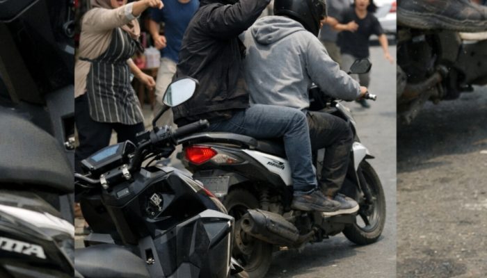 Beraksi Siang Bolong, Maling Motor Sempat Buang Tembakan