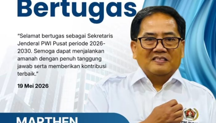 Ketum Munir Pilih Mantan Wartawan Suara Pembaruan Jadi Sekjen PWI