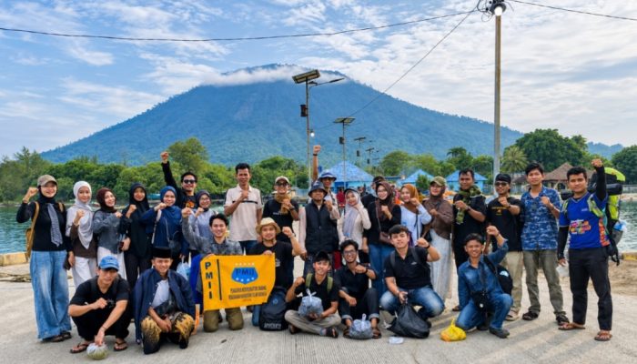 PMII Lampung Gelar Bakti Sosial dan Istigosah di Sebesi