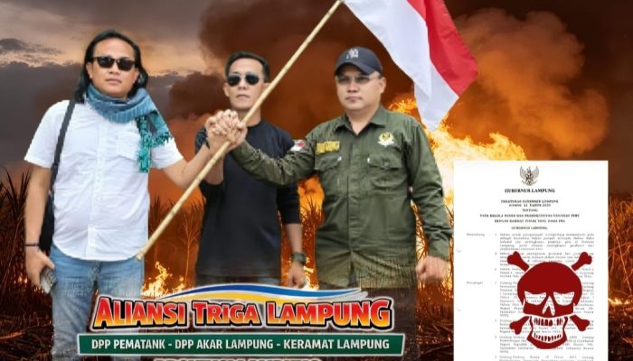 Triga Lampung Bongkar Dugaan Main Mata Pergub Tebu